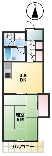 アーバンハイツ上町の間取り