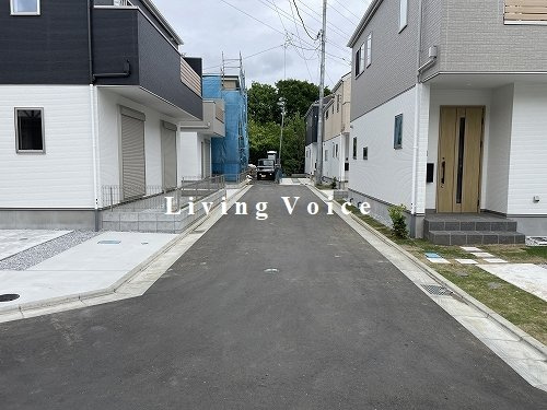 【仲介手数料０円】藤沢市高倉7期　新築一戸建て　全6区画の前面道路含む現地写真|【仲介手数料０円】藤沢市高倉7期　新築一戸建て　全6区画