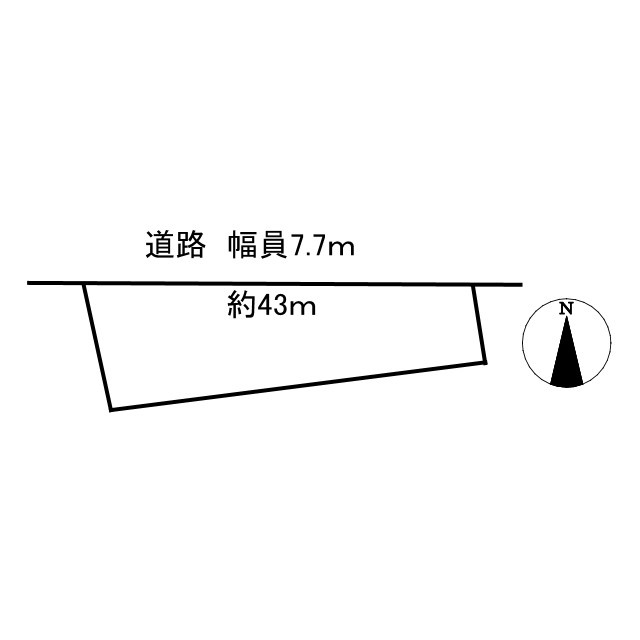 土地　中宮の区画図