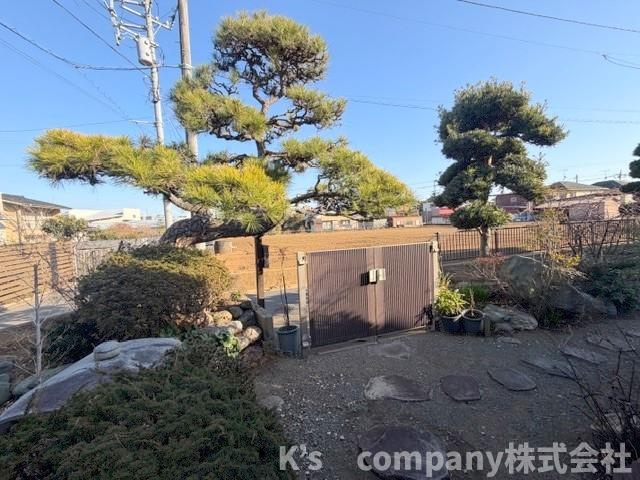 ■中郡大磯町国府新宿　建築条件なし　売地の外観|門扉周辺スペース◇
