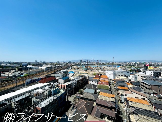 【展望】 | ペルル加島 | バルコニーからの眺望／１０階部分につき良好！