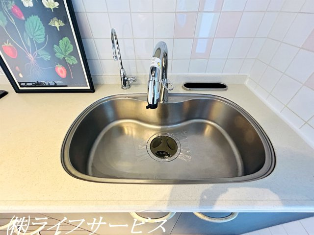 【キッチン】 | ペルル加島 | キッチンシンク／浄水器付水栓あり