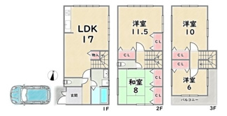 【間取り】 | 右京区嵯峨野南浦町