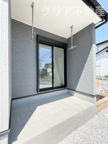【バルコニー】 | 高崎市箕郷町生原第7　4号棟平屋♪