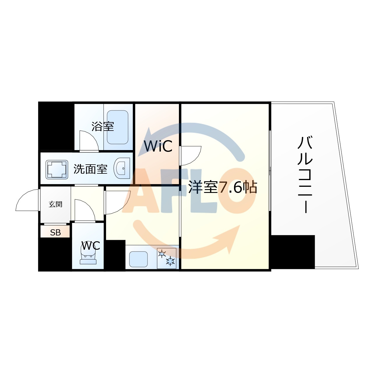 ヴィータ　ラフィナータの間取り|ヴィータ　ラフィナータ　間取り