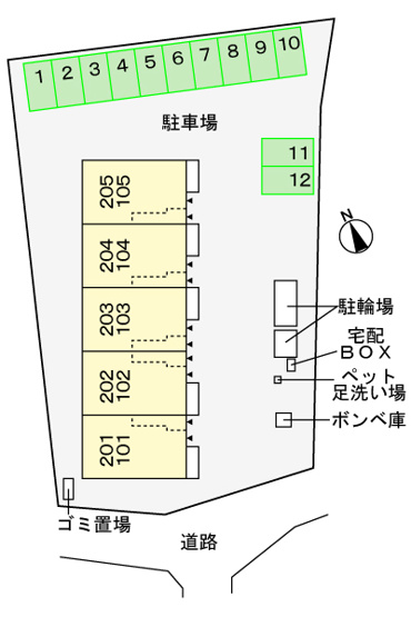 【区画図】 | ヒカルサ東京武蔵村山