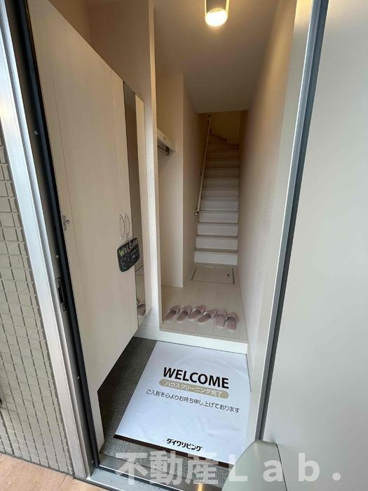Ｄ－ｒｏｏｍハピネス　B棟の玄関