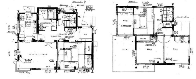 海老名市国分南　売地（古家付）のその他|古家間取図