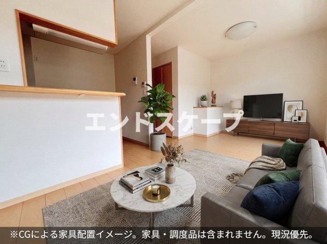 エアリーⅠの居間・リビング|高崎、前橋のお部屋探しはエンドスケープまで！お客様の理想お聞かせ下さい♪