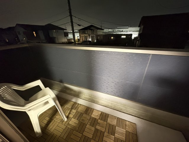 本巣郡北方町 曲路東１丁目（北方真桑駅） 2階建 ４ＳＬＤＫのその他|西側バルコニー（夜撮影）