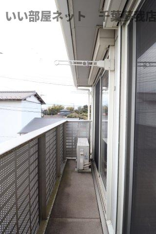 D-ROOM Westのバルコニー|洗濯物もよく乾きそうな、陽当たり良好なバルコニーです！