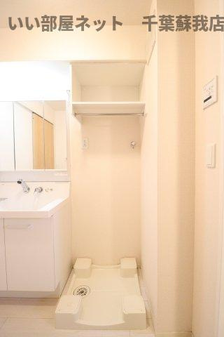 D-ROOM Westの洗面所|洗濯機置場