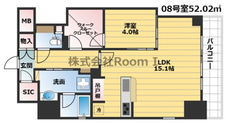 【間取り】 | アーバネックス谷町四丁目