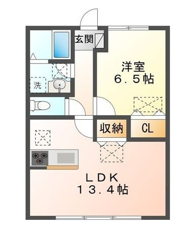 ルネス・リバーサイドKITAJIMAの間取り