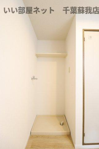 コスモパーク　Ｂの洗面所|洗濯機置場