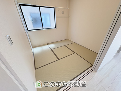 【和室】 | Livele Garden.S　第1栃木都賀町平川　1号棟 | 宿泊者の就寝スペースとしても活用できる落ち着いた雰囲気の1階和室4.5帖☆