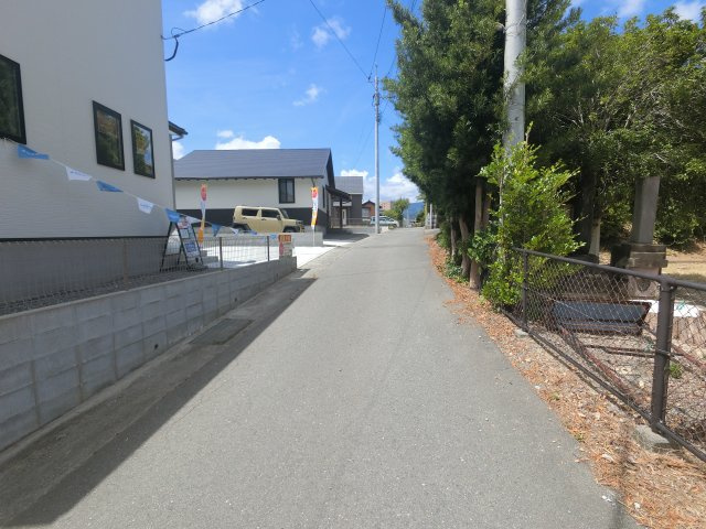 鳥栖市姫方町6期　3号棟の前面道路含む現地写真|前面道路含む現地写真です