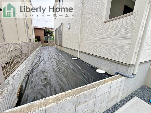 守谷市松ヶ丘5丁目1期　新築戸建　2号棟の庭