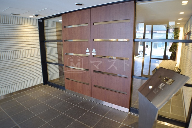 パークアクシス心斎橋のエントランス|高級感のある扉