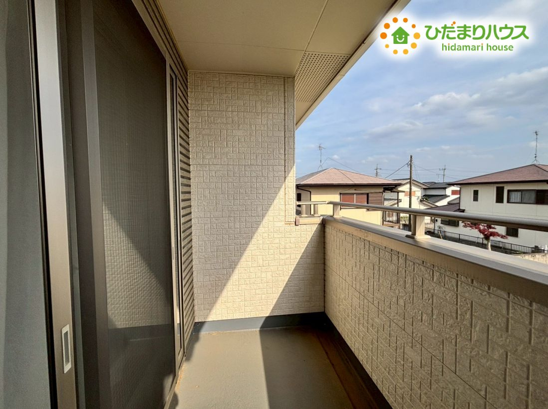 熊谷市善ヶ島　中古一戸建てのバルコニー