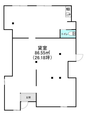山崎町3店舗の間取り