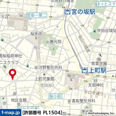 【地図】 | マイステージ世田谷・桜