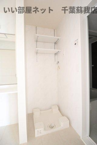 リヴェールの洗面所|洗濯機置場