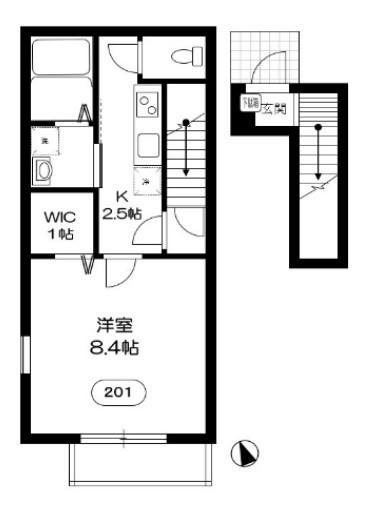 カルフールの間取り
