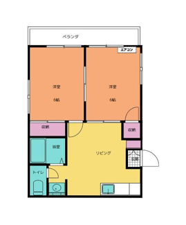 【間取り】 | 紅葉町フラット