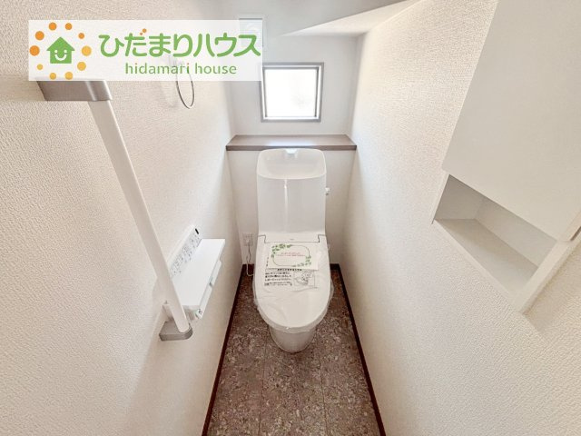 【トイレ】 | 土浦市真鍋第1期　新築戸建　2号棟 | トイレは1F、2F共に完備！取り合いになることがありませんね(^^)/