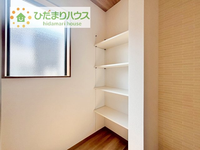 【収納】 | 土浦市真鍋第1期　新築戸建　2号棟 | パントリー完備で散らかりがちなキッチン回りもラクラクお片付けできちゃいます！(*^-^*)