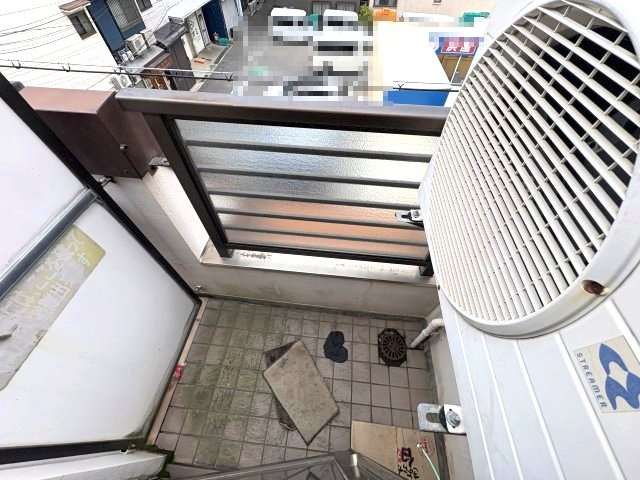 坂口ポートハイツのバルコニー