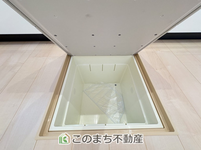 【収納】 | Livele Garden.S　第1栃木都賀町平川　3号棟 | キッチン足元にはあると便利な床下収納付き☆