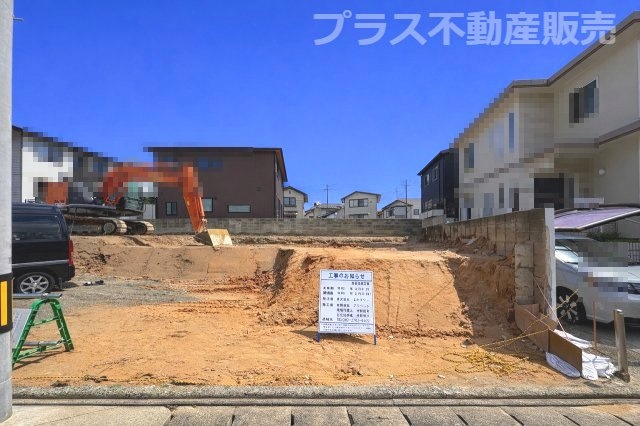 【外観】 | 福岡市南区和田4丁目1期　3号棟（全3棟）【仲介手数料無料・0円】 | 現地写真。同じ物件を見るなら、プラス不動産販売にお任せ下さい。