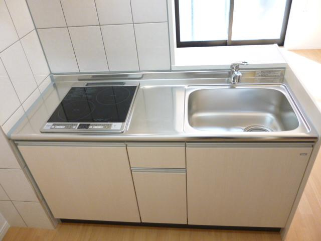 グレーシアのキッチン|2口ＩＨキッチン