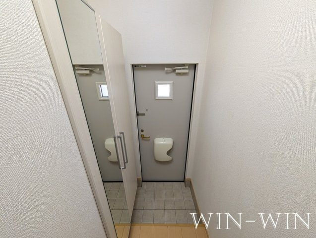 パークサイド Bの玄関