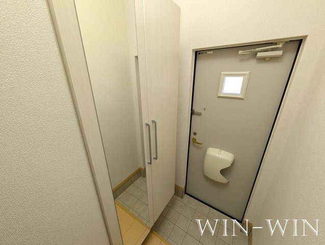 パークサイド Bの玄関