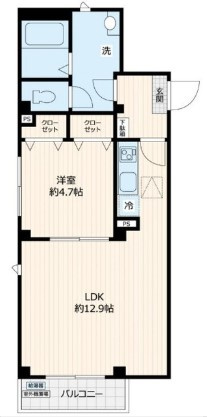 ルミエール池袋の間取り