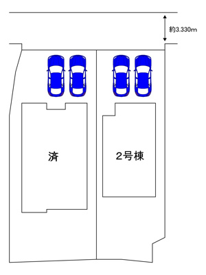 【区画図】 | 三田町　新築分譲住宅　全２区画