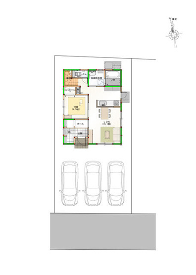 【区画図】 | 新築住宅　高知市新本町①