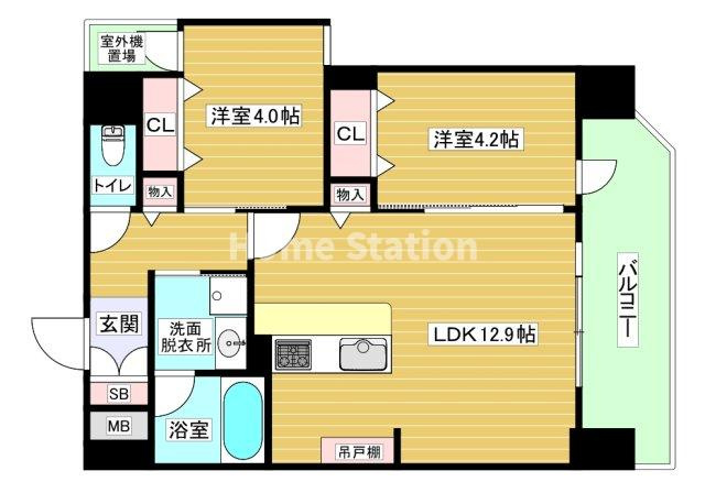 【間取り】 | スプランディッド梅田WEST