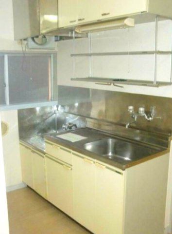 台東区浅草６丁目の賃貸マンションのキッチン