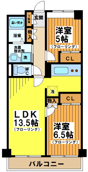 【間取り】 | セレッソ幡ケ谷