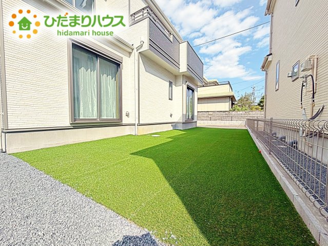 【庭】 | 水戸市堀町2086番　新築戸建　A号棟 | お庭付物件になります！お庭遊びや、プールなどお子様も大喜び(^^)