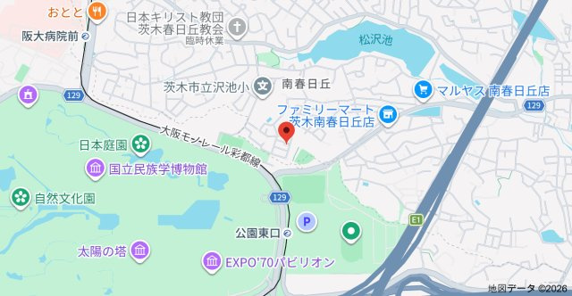 南春日丘３丁目貸家の地図