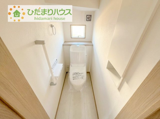 【トイレ】 | ⽜久市⽥宮町第1期　新築戸建 | トイレは1F、2F共に完備！取り合いになることがありませんね(^^)/