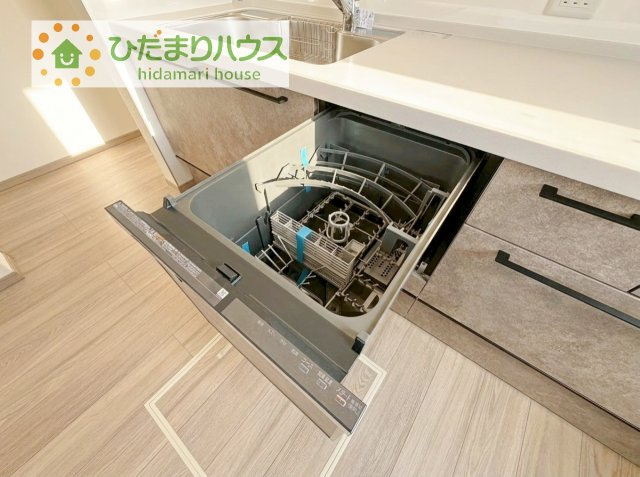 【キッチン】 | ⽜久市⽥宮町第1期　新築戸建 | 環境にもママの手にも優しい食器洗乾燥機付