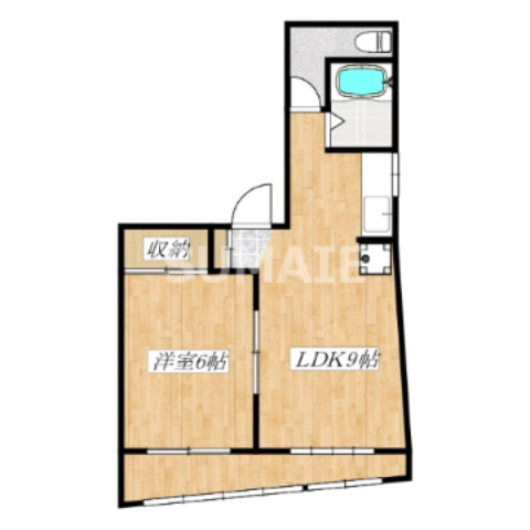 建協ハイツの間取り|間取りです