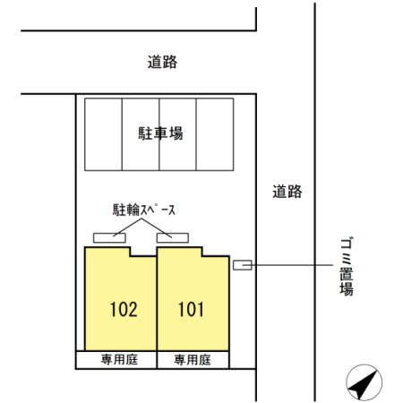 シェーヌの区画図