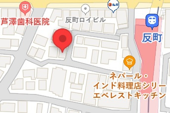 上反町1丁目メゾンの地図